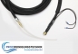 Preview: Schlauch 1/4" Dichtkegel (DKR) mit E-Kabel feste gewickelte Oberfläche