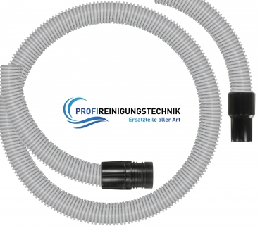 Schlauch grau konfektioniert 2,5m kpl. 38/58mm