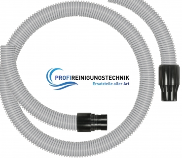 Schlauch grau konfektioniert 2m kpl. 50/58mm