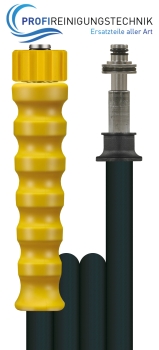 Handverschraubung : HV Stecknippel  M22 :∅11 drehbar gelb 210 bar