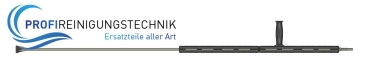 Strahlrohr ST-001 mit Isolierung ST-9 Handgriff und Düsenschutz ST-10 ohne Hochdruckdüse ISO 760 mm Edelstahl