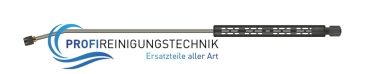 Strahlrohr mit Isolierung ST-9 und Düsenschutz ohne Mundstück 15° abgewinkelt Edelstahl