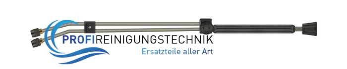 Doppelstrahlrohre mit umspritzter Isolierung Ventil ST-54 15° abgewinkelt Stahl verzinkt