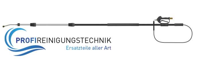 Hochdruckteleskoplanzen Aluminium / Fiberglas