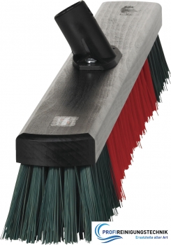 Werkstattbesen PVC mit Schraubfassung 665 mm Holzaufnahme mit Schraubfassung für Stiele. Zum Kehren von nassem, öligem Abfall geeignet. Temperatur 60°C