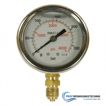 Manometer Glyzeringedämpft - 40 bar