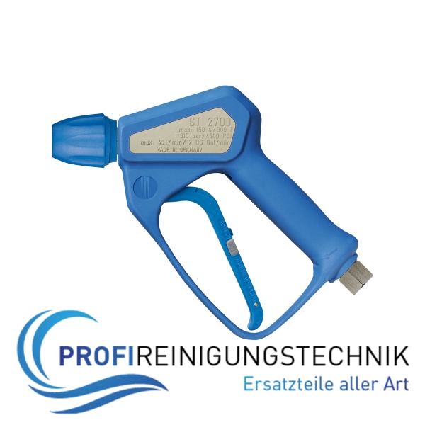 Suttner Professionelle Pistole mit patentierter LTF Technik ST-2700 und Kupplung KW. Edelstahl. 3/8"IG drehbar