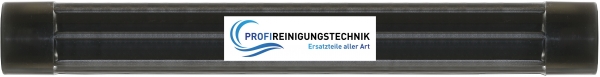 Saugrohr schwarz PVC 450 mm