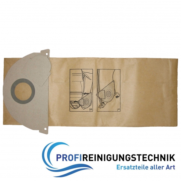 Saugertüte Papier Filtertüte doppellagig passend für KÄRCHER Typ: 2101, 2101 TE, 2301, 2111, 2105, 4000 plus, 4000 TE, 2101, A2131 pt, A2111