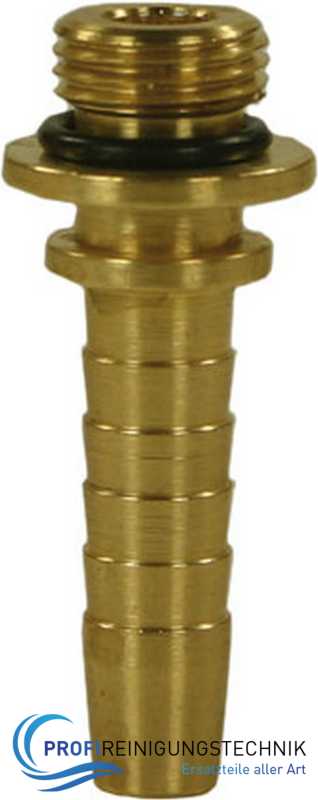 Pressnippel mit Rohrgewinde RR Messing. O-Ring