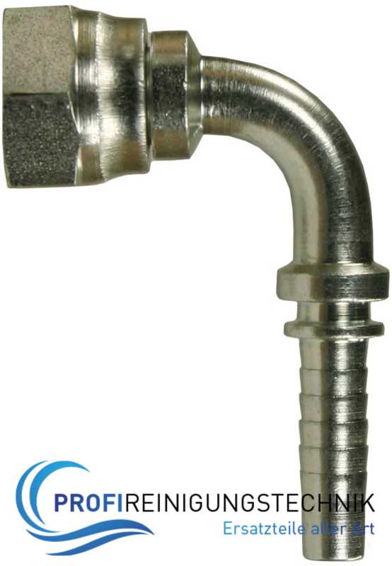 Dichtkegelpressnippel mit Rohrgewinde DKR / AGR 90º Edelstahl mit 60°-Dichtkegel Nippel 90°-Bogen