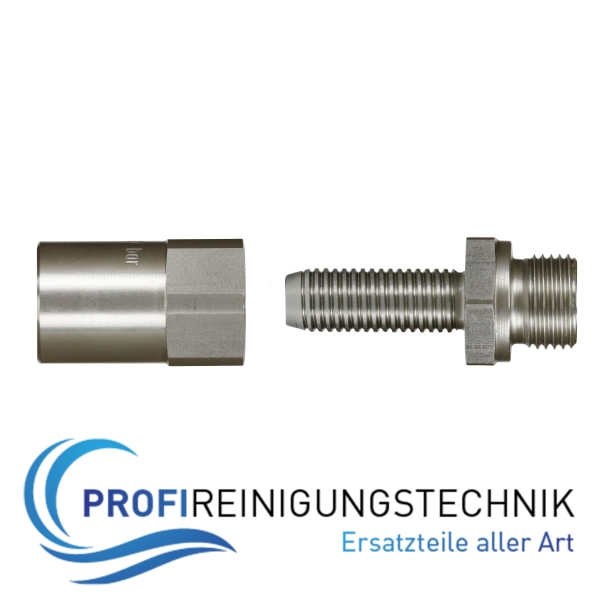 Schraubarmatur für bluefood AGR 1/2" Edelstahl