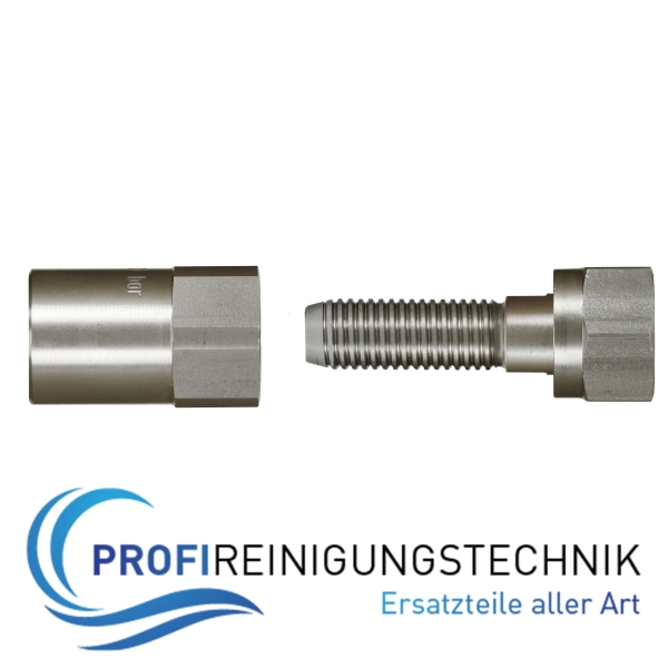 Schraubarmatur für bluefood DKR 1/2" Edelstahl