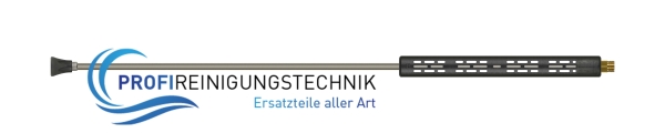Strahlrohr ST-001 mit Isolierung ST-9 und Düsenschutz ST-10 ohne Hochdruckdüse Edelstahl