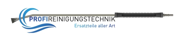 Strahlrohr ST-001 mit Isolierung ST-9.9 und Düsenschutz ST-10 /15° abgewinkelt