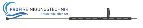 Strahlrohr ST-001 mit Isolierung ST-9 Handgriff und Düsenschutz ST-10 ohne Hochdruckdüse ISO 760 mm Edelstahl