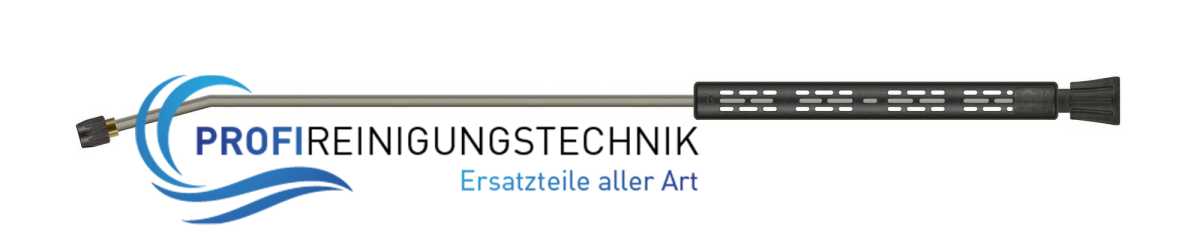 Strahlrohr mit ergonomischer Drehverschraubung und Isolierung ST-9 15° abgewinkelt