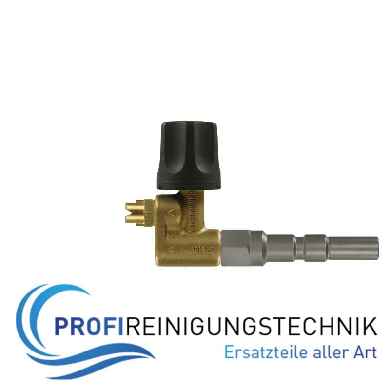 Doppelstrahlrohr Messing. Inkl. Niederdruckdüse Stecknippel KW