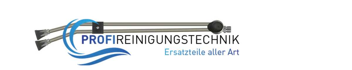 Doppelstrahlrohr mit Ventil ST-54.2 seitlich und Düsenschutz ST-10 M22 AG