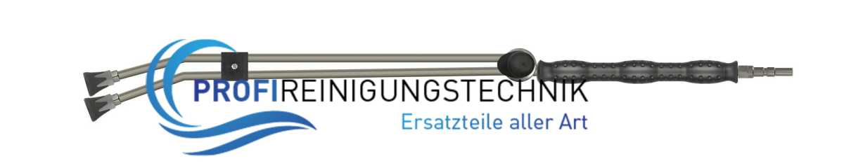 Doppelstrahlrohr mit Isolierung ST-29 Cool & Compact  300 mm, Ventil ST-54.2 seitlich Stecknippel KW