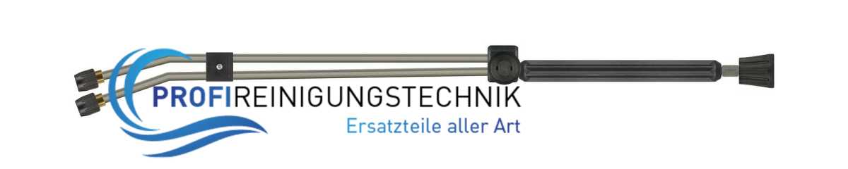 Doppelstrahlrohre mit umspritzter Isolierung Ventil ST-54 15° abgewinkelt Stahl verzinkt