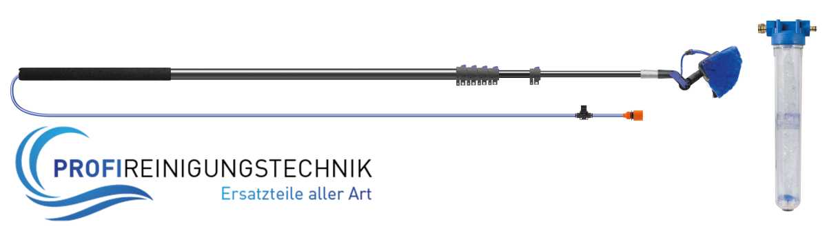 Solar-Teleskop-Waschbürsten-Set für PV- und Solar-Anlagen Filter: 50"