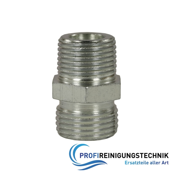 Doppelnippel / Verbinder X-G. Stahl verzinkt