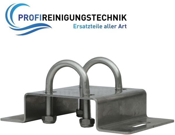 Wandkonsole Edelstahl für Kugelhahn