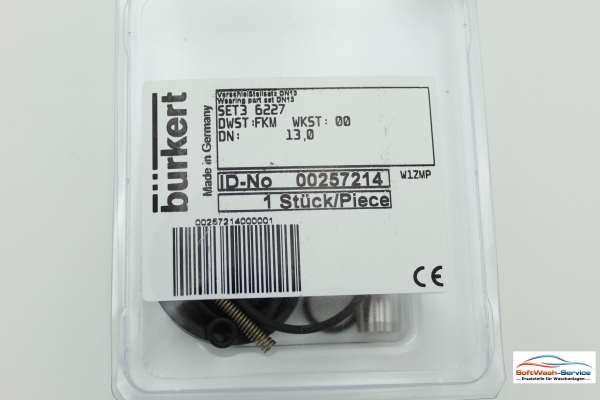 Ventil Dichtsatz FKM für Bürkert MV Typ 6227