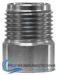 Edelstahl Lanzenadapter 1/4