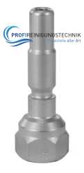 Stecknippel KR-Hobby : 1/4“ IG. Edelstahl. SW 19