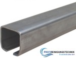 Laufschienenprofil Edelstahl V2A  für Profil AISI 304.28 x 30 mm 30 mm 6Meter