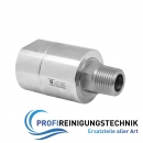 Drehgelenk Mosmatic DGE Gehäuse Messing vernickelt. 1-fach kugelgelagert. Max. 275 bar