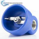 Kugelhahn ST-3100  Edelstahl Gummigeschützt blau Eingang: 1/2