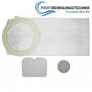 Saugertüte Papier Filtertüte doppellagig passend für NILFISK  PE-Beutel mit Motorschutzfilter Typ: GD10Back, Ref. 1471097500,