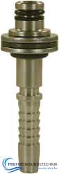 Waschgerätepressnippel Drehbar 10 mm. Edelstahl. Typ 03 & 04