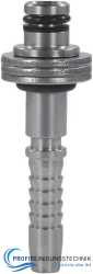 Waschgerätepressnippel Drehbar 11 mm. Stahl verzinkt. Typ 03 & 04