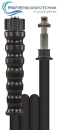 Handverschraubung : HV Stecknippel  M22 :∅11 drehbar gelb 250 bar