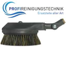 Rotierende Waschbürste mit Gelenk / Natur