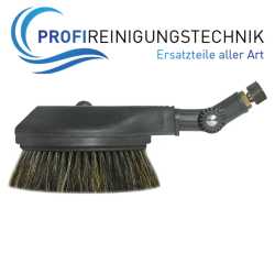 Rotierende Waschbürste mit Gelenk / Natural