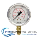 Manometer glyceringedämpft Gehäuse Edelstahl