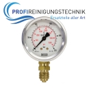 Manometer glyceringedämpft Gehäuse Edelstahl Typ WIKA