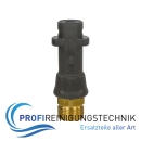 Stecknippel K : M22 AG. Kunststoff mit Messinggewinde