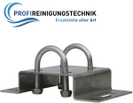 Wandkonsole Edelstahl für Kugelhahn