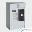 Münzautomat EMS-82  24V - 50 Hz  Gehäuse Edelstahl pulverbeschichtet mit Spritzschutzklappe Münzeinwurf programmierbar